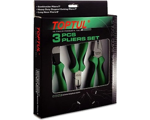 Набір інструментів Toptul шарнірно-губцевого 3 од. (GAAE0304)