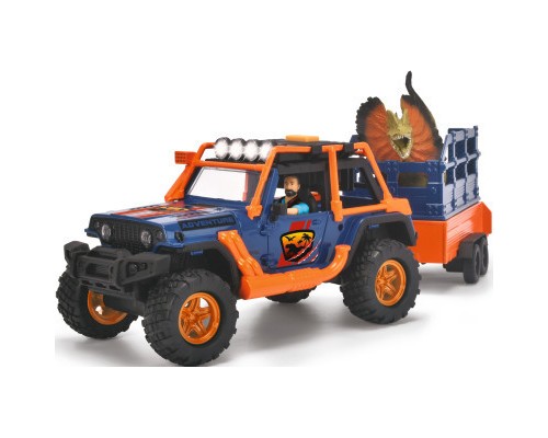 Ігровий набір Dickie Toys Наглядач динозаврів з джипом 40 см, 2 динозаврами та фігуркою (3837024) Ігровий набір Dickie Toys Наглядач динозаврів з джипом 40 см, 2 динозаврами та фігуркою (3837024)