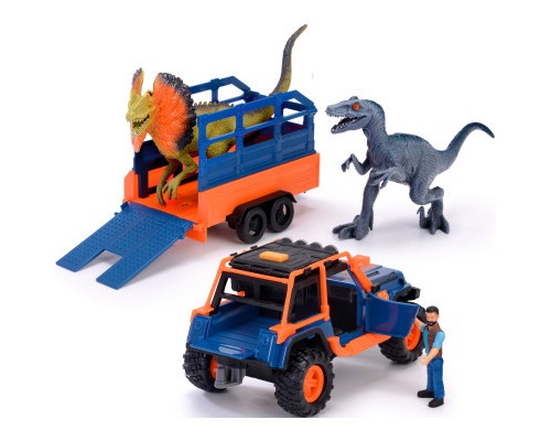 Ігровий набір Dickie Toys Наглядач динозаврів з джипом 40 см, 2 динозаврами та фігуркою (3837024) Ігровий набір Dickie Toys Наглядач динозаврів з джипом 40 см, 2 динозаврами та фігуркою (3837024)