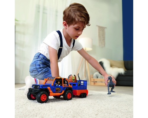 Ігровий набір Dickie Toys Наглядач динозаврів з джипом 40 см, 2 динозаврами та фігуркою (3837024) Ігровий набір Dickie Toys Наглядач динозаврів з джипом 40 см, 2 динозаврами та фігуркою (3837024)