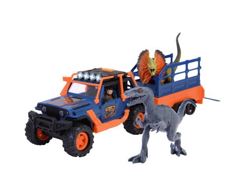 Ігровий набір Dickie Toys Наглядач динозаврів з джипом 40 см, 2 динозаврами та фігуркою (3837024) Ігровий набір Dickie Toys Наглядач динозаврів з джипом 40 см, 2 динозаврами та фігуркою (3837024)