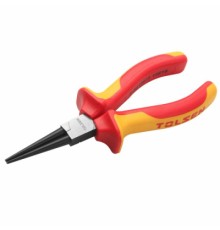 Плоскогубці Tolsen Premium круглоогубці діелектричні VDE 160 мм (V16056)
