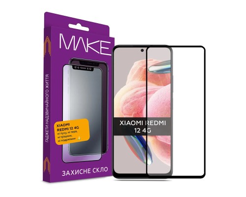 Скло захисне MAKE Xiaomi Redmi Note 12 (MGF-XRN12)