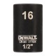 Головка торцева DeWALT IMPACT ударна коротка, 1/2 х 16 мм (DT7534)