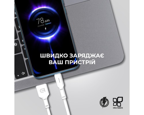 Дата кабель USB 2.0 AM to Type-C 1.0m AR12 3A white Armorstandart (ARM59530) Дата кабель USB 2.0 AM to Type-C 1.0m AR12 3A white Armorstandart (ARM59530)