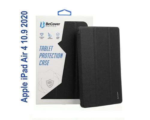 Чохол до планшета BeCover Tri Fold Soft TPU Silicone Apple iPad Air 4 10.9 2020/2021 Black (706869)