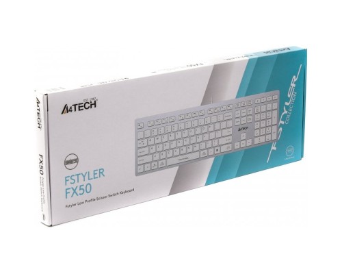 Клавіатура A4Tech FX50 USB White