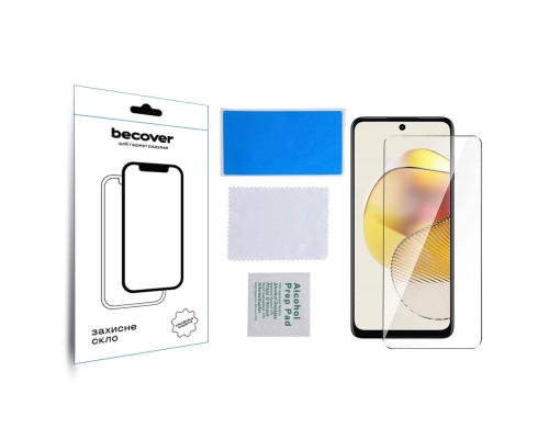 Скло захисне BeCover Motorola Moto G73 3D Crystal Clear Glass (709738)