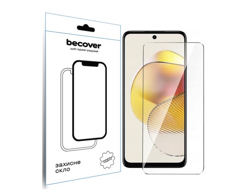 Скло захисне BeCover Motorola Moto G73 3D Crystal Clear Glass (709738)