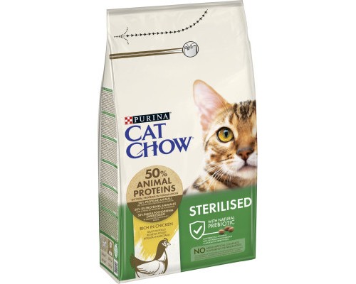 Сухий корм для кішок Purina Cat Chow Sterilised з куркою 1.5 кг (7613032233396) Сухий корм для кішок Purina Cat Chow Sterilised з куркою 1.5 кг (7613032233396)