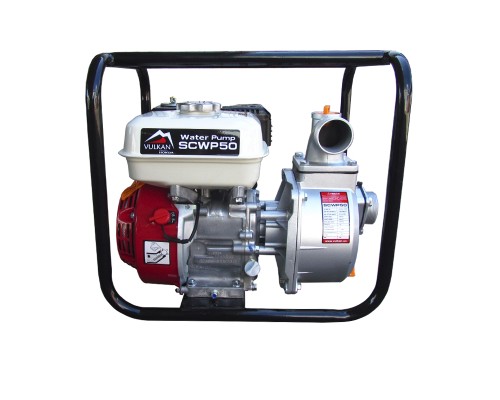Мотопомпа Vulkan рукав 50мм, 30м3/год, підйом 25м, чиста вода, SCWP50 (80959)