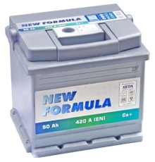 Акумулятор автомобільний NEW FORMULA 50Ah Ев (-/+) 420EN (5502204209)