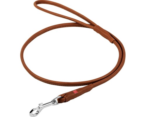 Повідок для собак WAUDOG Soft круглий XS d4 Д 122 см коричневий (73466)