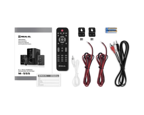 Акустична система REAL-EL M-555 Black (EL121300013) 