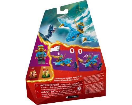 Конструктор LEGO NINJAGO Атака повсталого дракона Нії 26 деталей (71802)