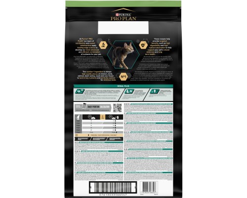Сухий корм для кішок Purina Pro Plan Sterilised Adult 1+ Renal Plus Для дорослих стерилізованих З індичкою 10 кг (7613033566547) Сухий корм для кішок Purina Pro Plan Sterilised Adult 1+ Renal Plus Для дорослих стерилізованих З індичкою 10 кг (7613033566547)