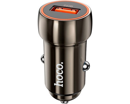 Зарядний пристрій HOCO Z46 USB Metal Gray (6931474770271)