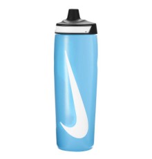Пляшка для води Nike Refuel Bottle 24 OZ блакитний, чорний, білий 709 мл N.100.7666.422.24 (887791745286)