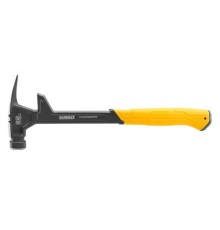 Молоток DeWALT DEM-CLAW демонтажний, суцільнометалевий, 624 г, з прямим цвяхом. (DWHT51008-0)