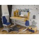Парта з кріслом Mealux Timberdesk L (парта+кресло+тумба) (BD-690 L+ box BD 920-2 BL+Y-110 DBG)