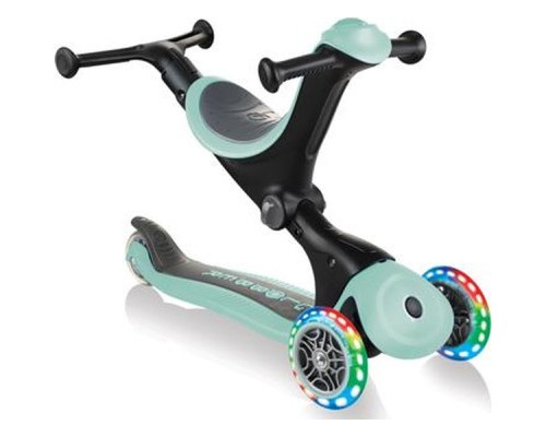 Самокат Globber Go Up Deluxe Lights 5 в 1 Led м'ятний (646-206)