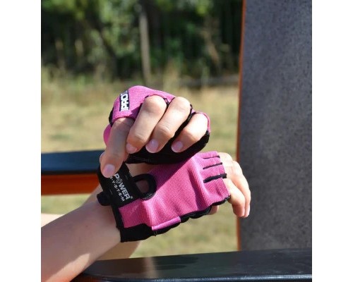 Рукавички для фітнесу Power System PS-2250 Pro Grip жіночі Pink M (PS-2250_M_Pink) Рукавички для фітнесу Power System PS-2250 Pro Grip жіночі Pink M (PS-2250_M_Pink)