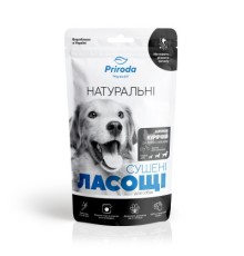 Ласощі для собак Priroda Шлунок курячий сушений слайсами 100 г (4823082435555)