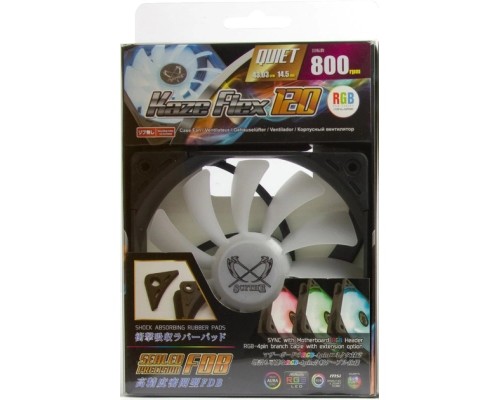 Кулер до корпусу Scythe Kaze Flex 120 RGB Fan (SU1225FD12LR-RD)