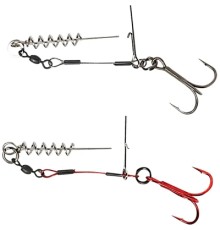 Оснащення Savage Gear Carbon49 Corkscrew Stinger 1/0 23kg (2 шт/уп.) (1854.09.70)