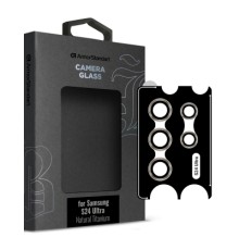 Скло захисне Armorstandart Camera glass Supreme Black Icon Samsung S24 Ultra Natural Titanium (ARM76603)