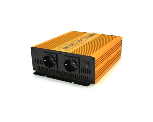 Автомобільний інвертор 24V/220V, 1000W з правильною синусоїдою Mexxsun (MXSPSW-1000-24S) 