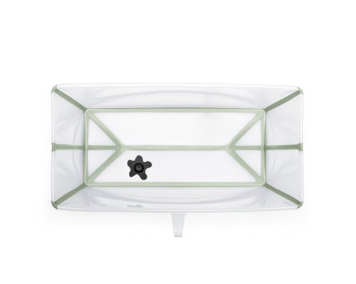 Ванночка Stokke Flexi Bath XL Складна Прозора Зелена (535904)