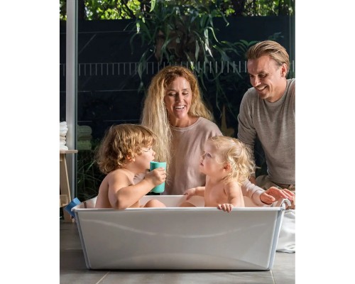 Ванночка Stokke Flexi Bath XL Складна Прозора Зелена (535904)