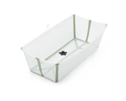 Ванночка Stokke Flexi Bath XL Складна Прозора Зелена (535904)