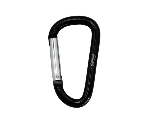 Карабін туристичний Tramp Набір 10 шт без муфти 7 cм Black (UTRA-301-black)