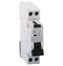 Диференціальний автоматичний вимикач ONESTO 1п+N, 10А, 30mA , тип AC/A, RCBO (KRC2)