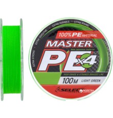 Шнур Select Master PE 100m Light Green 0.12mm 15kg (1870.17.03)