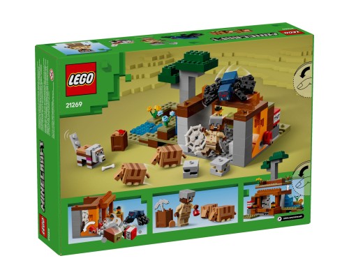 Конструктор LEGO Minecraft Шахтна експедиція Броненосець (21269)