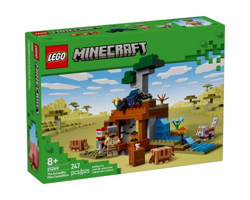 Конструктор LEGO Minecraft Шахтна експедиція Броненосець (21269)
