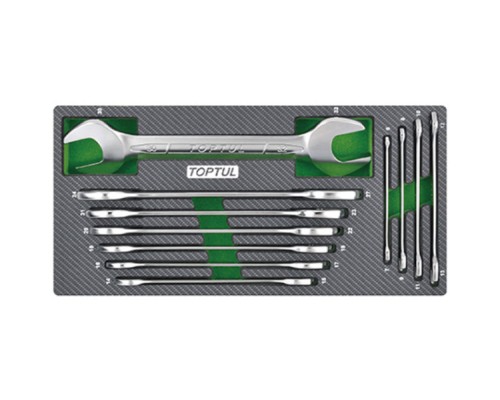 Ключ Toptul ріжковий 6-32мм 11 шт. (У ложементі, тип А) (GEA1102)