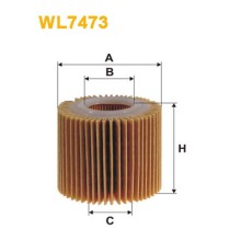 Фільтр масляний Wixfiltron WL7473