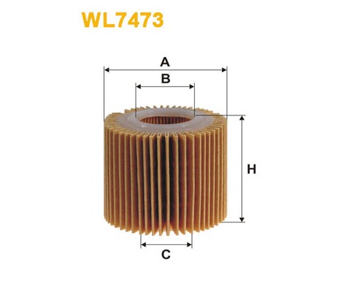 Фільтр масляний Wixfiltron WL7473