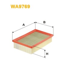 Повітряний фільтр для автомобіля Wixfiltron WA9769
