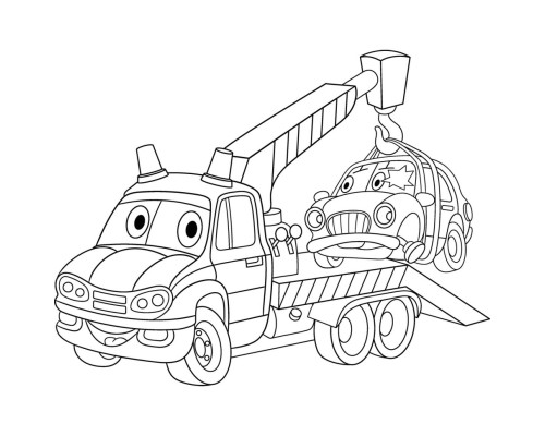 Картина по номерам ArtCraft Евакуатор 25х30 см (15067-AC)