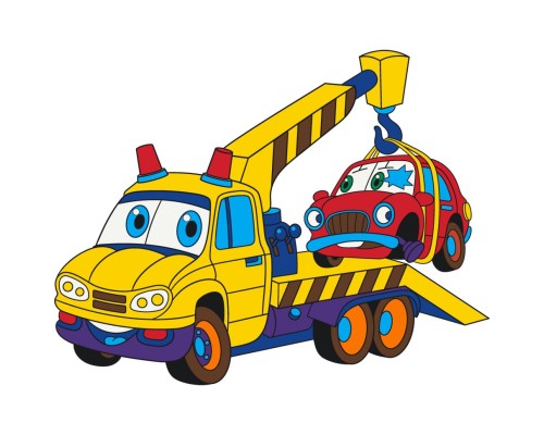 Картина по номерам ArtCraft Евакуатор 25х30 см (15067-AC)