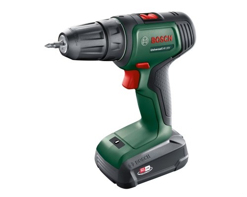 Шуруповерт Bosch UniversalDrill 18V 18В 1х1.5Агод 20Нм 0-4400-1450обхв кейс ЗП 1.3кг (0.603.9D4.001)