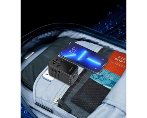 Зарядний пристрій Choetech 4xUSB 100W PD (2хUSB-C+2хUSB-A) сharger diamond model black (PD6028-BK)