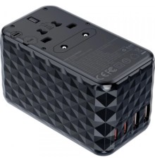Зарядний пристрій Choetech 4xUSB 100W PD (2хUSB-C+2хUSB-A) сharger diamond model black (PD6028-BK)
