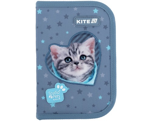 Пенал Kite 622-3 Studio Pets, 1 відділення, 2 відвороти (SP25-622-3)