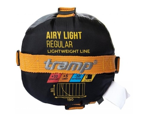 Спальний мішок Tramp Airy Light Orange/Grey Left (UTRS-056-L)